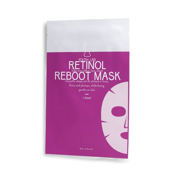 Youth Lab Retinol Reboot Mask Εμποτισμένη Υφασμάτινη Μάσκα Προσώπου για Άμεση Σύσφιξη 1 Τεμάχιο
