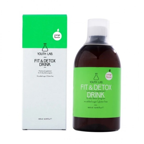 Youth Lab Fit & Detox Drink Διαχείριση Βάρους 500ml