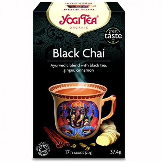 Yogi Tea Organic Black Chai Βιολογικό Τσάι 37,4gr (17 Φακελάκια)