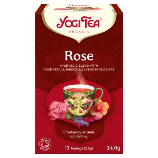 Yogi Tea Organic Rose Βιολογικό Τσάι 34,0gr (17 Φακελάκια)