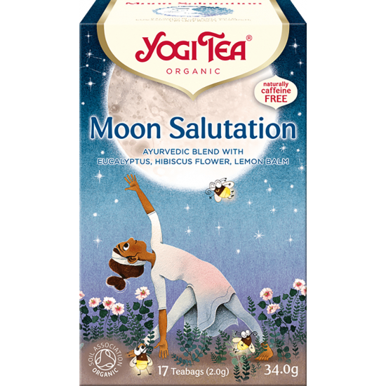 Yogi Tea Organic Moon Slutation Βιολογικό Ρόφημα  για Ηρεμία & Χαλάρωση 34gr (17 Φακελάκια)
