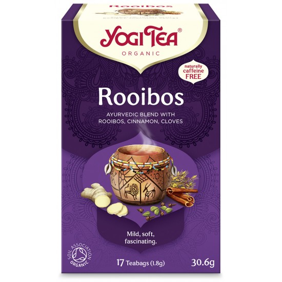 Yogi Tea Organic Rooibos Βιολογικό Τσάι 30,6gr (17 Φακελάκια)