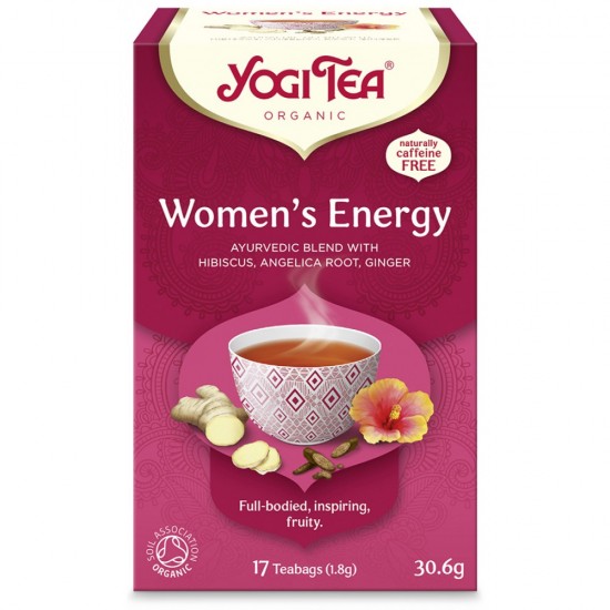 Yogi Tea Organic Women's Energy Βιολογικό Τσάι 30,6gr (17 Φακελάκια)