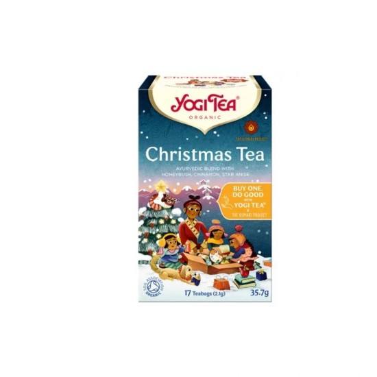 Yogi Tea Organic Christmas Tea Βιολογικό Τσάι Κόκκινων Βοτάνων  35,7gr (17 Φακελάκια)