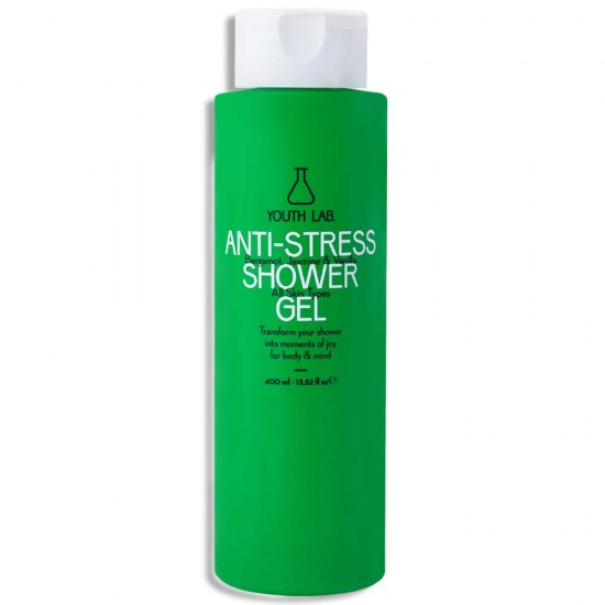 Youth Lab Anti-Stress Shower Gel, Αφρίζον Gel Καθαρισμού Περγαμόντο, Γιασεμί & Βανίλια 400ml