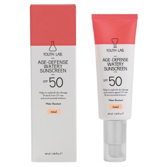 Youth Lab. Age-Defense Watery Αντηλιακό Προσώπου SPF50 με Χρώμα 40ml Youth Lab. Age-Defense Watery Αντηλιακό Προσώπου SPF50 με Χρώμα 40ml