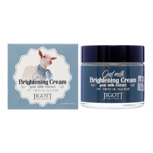 Jigott Goat Milk Whitening Cream Κρέμα  Προσώπου Για Λεύκανση & Ενυδάτωση με Κατσικίσιο Γάλα 70ml