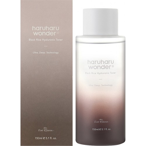 Haruharu Wonder Black Rice Hyaluronic Toner Ενυδατικό Τόνερ Mε Εκχύλισμα Ρυζιού 150ml