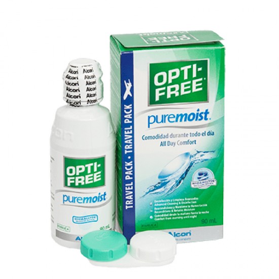 Alcon Opti-Free Pure Moist, Διάλυμα Απολύμανσης Πολλαπλών Χρήσεων Φακών Επαφής 90ml