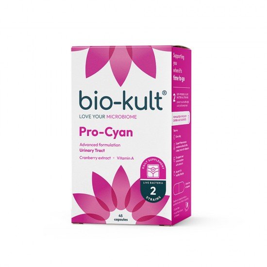 Bio-Kult Pro-Cyan Προηγμένη Φόρμουλα Προβιοτικών & Cranberry 45 Κάψουλες
