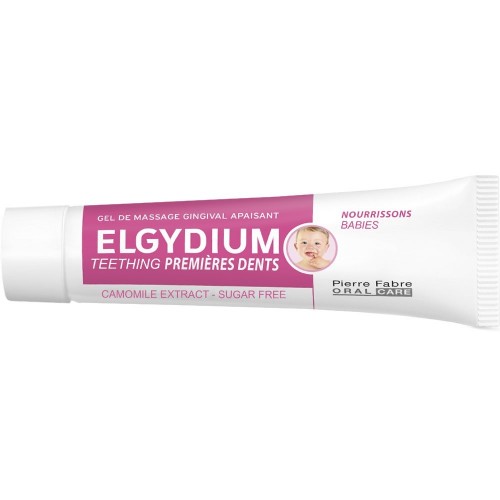 Elgydium Teething Soothing Gum Massage Gel Καταπραϋντική Γέλη για τα Ούλα για τα Πρώτα Δόντια των Μωρών 15ml 