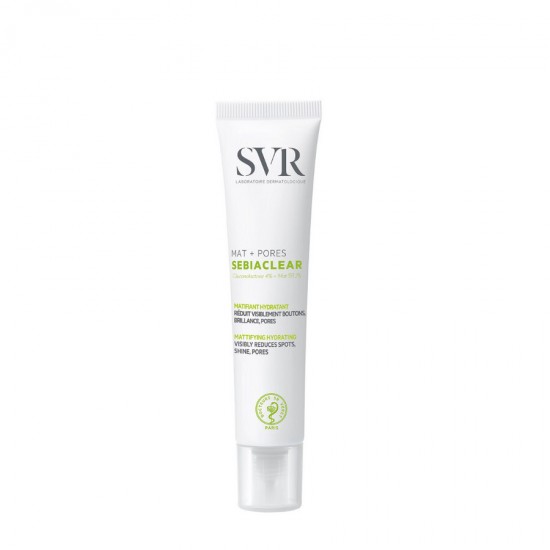 SVR Laboratoire Sebiaclear Mat + Pore Ματ Κρέμα Προσώπου για Μείωση των Πόρων 40ml SVR Laboratoire Sebiaclear Mat + Pore Ματ Κρέμα Προσώπου για Μείωση των Πόρων 40ml