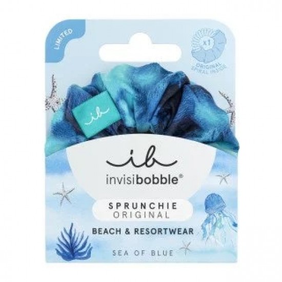 Invisibobble Limited Sprunchie Original, Beach & Resortwear Χρώμα Γαλάζιο 1 Τεμάχιο