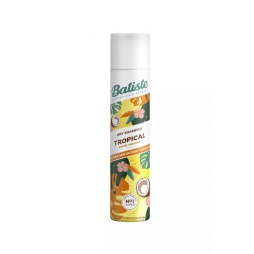 Batiste Tropical Exotic Coconut Ξηρό Σαμπουάν Όγκου & Διατήρησης Χρώματος για Όλους τους Τύπους Μαλλιών Με Μυρωδιά Καρύδας 200ml Batiste Tropical Exotic Coconut Ξηρό Σαμπουάν Όγκου & Διατήρησης Χρώματος για Όλους τους Τύπους Μαλλιών Με Μυρωδιά Καρύδας 200ml