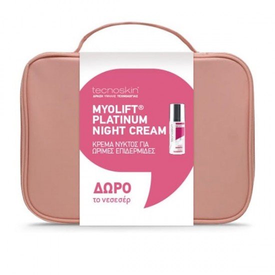 Tecnoskin Promo Myolift Platinum Night Face Cream, Αντιγηραντική Κρέμα Νυκτός, 50ml & Νεσεσέρ Tecnoskin Promo Myolift Platinum Night Face Cream, Αντιγηραντική Κρέμα Νυκτός, 50ml & Νεσεσέρ