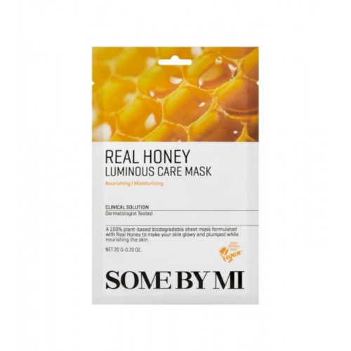 Some By Mi Real Honey Luminous Care Mask Μάσκα Προσώπου για Ενυδάτωση & Λάμψη, 1τεμ Some By Mi Real Honey Luminous Care Mask Μάσκα Προσώπου για Ενυδάτωση & Λάμψη, 1τεμ