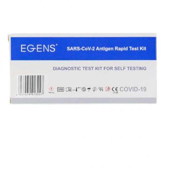 Egens SARS-CoV-2 Antigen Rapid Test Kit Τεστ Ανίχνευσης Αντιγόνου Covid-19 1τεμ
