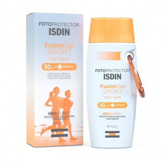 ISDIN Fotoprotector Fusion Gel Sport Wet Skin SPF50+ Αντηλιακό Σώματος σε Μορφή Gel, Iδανικό για Aθλητικές Δραστηριότητες 100ml