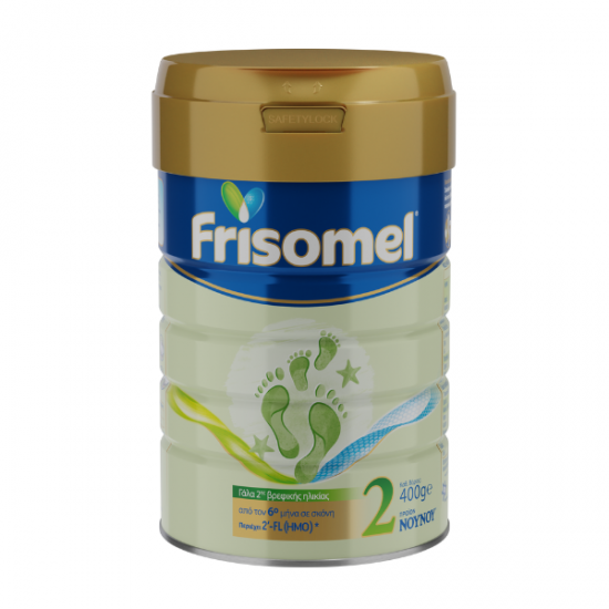 Frisomel 2 Γάλα σε Σκόνη (HMO) 2ης Βρεφικής Ηλικίας από τον 6ο Μέχρι τον 12ο Μήνα, 400gr