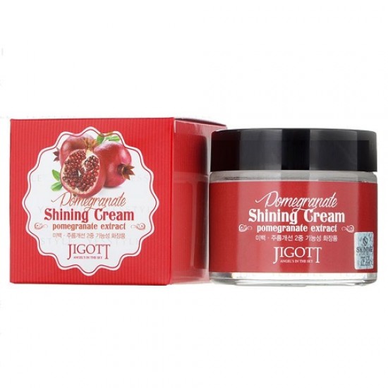 Jigott Pomegranate Shining Cream Κρέμα Λάμψης Για Το Προσώπου με Εκχύλισμα Ροδιού 70ml Jigott Pomegranate Shining Cream Κρέμα Λάμψης Για Το Προσώπου με Εκχύλισμα Ροδιού 70ml