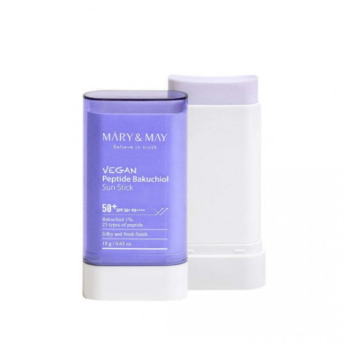 Mary & May Vegan Peptide Bakuchiol Sun Stick SPF50+ Αντηλιακό Στικ Προσώπου και Σώματος 18gr Mary & May Vegan Peptide Bakuchiol Sun Stick SPF50+ Αντηλιακό Στικ Προσώπου και Σώματος 18gr