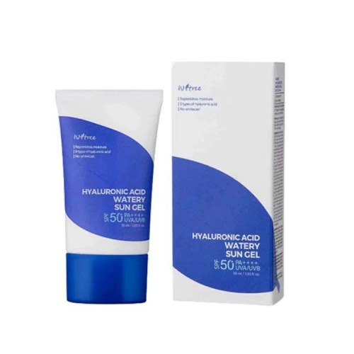 Isntree Hyaluronic Acid Watery Sun Gel SPF50+ PA++++  Αντηλιακό Gel Προσώπου Mε Υαλουρονικό 50ml 