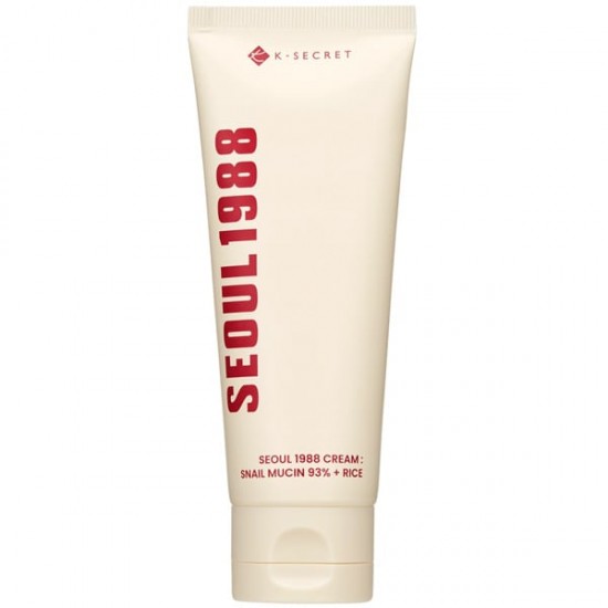 K-Secret Seoul 1988 Snail Mucin 93% & Rice Κρέμα Προσώπου για Ενυδάτωση & Καταπράυνση 100ml