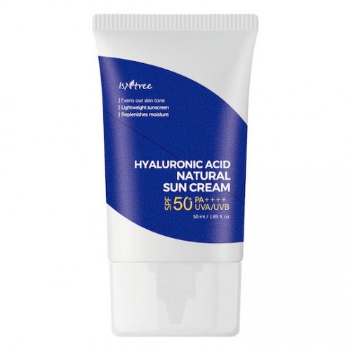 Isntree Hyaluronic Acid Natural Sun Cream SPF50+ PA++++ Αντιηλιακό Προσώπου με 100% Φυσικό Φίλτρο 50ml Isntree Hyaluronic Acid Natural Sun Cream SPF50+ PA++++ Αντιηλιακό Προσώπου με 100% Φυσικό Φίλτρο 50ml