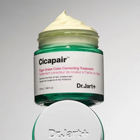 Dr Jart - Cicapair Tiger Grass Color Correcting Treatment Επανορθωτική Κρέμα Επιδερμίδας με Τάση Ερυθρότητας & Χρωματισμών 50ml