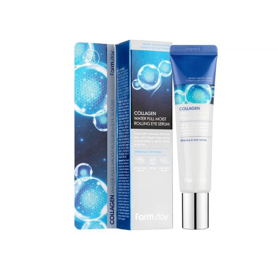 Farmstay Collagen Water Full Moist Rolling Eye Serum Ορός Ματιών με Κολλαγόνο 25ml Farmstay Collagen Water Full Moist Rolling Eye Serum Ορός Ματιών με Κολλαγόνο 25ml