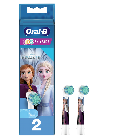 Oral-B Stages Power Frozen, Ανταλλακτικά για Ηλεκτρική Παιδική Οδοντόβουρτσα 2τμχ