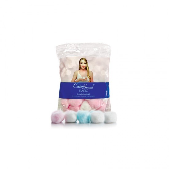 Cotton Sound Χρωματιστές Μπουκίτσες Βαμβάκι 40τμχ