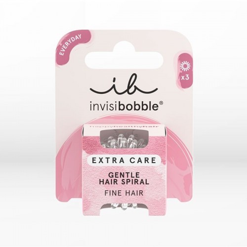 Invisibobble Everyday Extra Care Crystal Clear, Διάφανα Λαστιχάκια Μαλλιών 3 Τεμάχια Invisibobble Everyday Extra Care Crystal Clear, Διάφανα Λαστιχάκια Μαλλιών 3 Τεμάχια