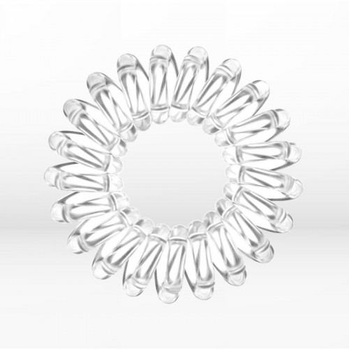 Invisibobble Everyday Extra Hold Crystal Clear, Διάφανα Λαστιχάκια Μαλλιών 3 Τεμάχια