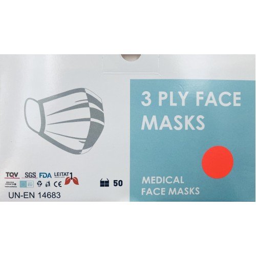 Medical Face Masks Type IIR, 3ply Μάσκες Χειρουργικές Προσώπου με Λάστιχο, Χρώμα Πορτοκαλί 50 Τεμάχια Medical Face Masks Type IIR, 3ply Μάσκες Χειρουργικές Προσώπου με Λάστιχο, Χρώμα Πορτοκαλί 50 Τεμάχια