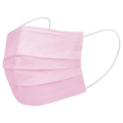 Medical Face Masks Type IIR, 3ply Μάσκες Χειρουργικές Προσώπου με Λάστιχο, Χρώμα Ροζ 10 Τεμάχια Medical Face Masks Type IIR, 3ply Μάσκες Χειρουργικές Προσώπου με Λάστιχο, Χρώμα Ροζ 10 Τεμάχια
