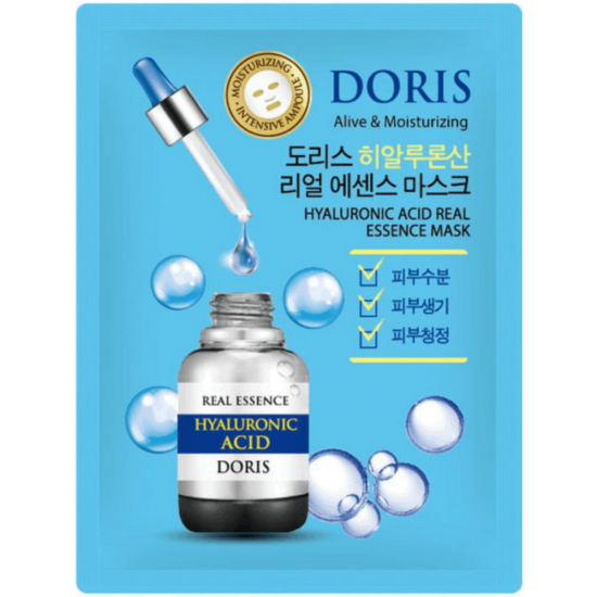 Doris Hyaluronic Acid Real Essence Mask Ενυδατική Μάσκα Προσώπου Με Υαλουρονικό 25ml Doris Hyaluronic Acid Real Essence Mask Ενυδατική Μάσκα Προσώπου Με Υαλουρονικό 25ml