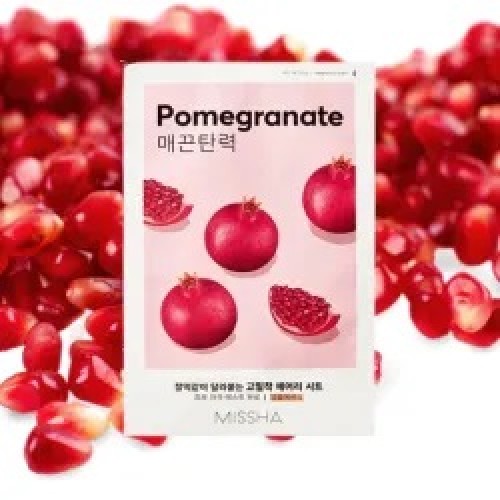 Missha Airy Fit Pomegranate Mask Αντιγηραντική Mάσκα Προσώπου Με Εκχύλισμα Ροδιού, Τζίντζερ & Γλυκόριζας 1τεμ Missha Airy Fit Pomegranate Mask Αντιγηραντική Mάσκα Προσώπου Με Εκχύλισμα Ροδιού, Τζίντζερ & Γλυκόριζας 1τεμ