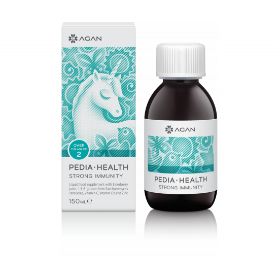 Agan Pedia-Health Strong Immunity 150ml. Καθημερινή προστασία από ιώσεις, κρυολογήματα & λοιμώξεις