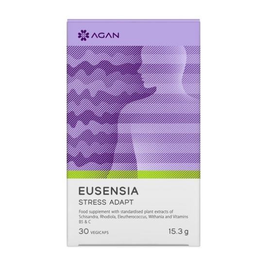 Agan Eusensia Stress Adap 30 vegicaps. Ρύθμιση & ισορροπία - κατά του στρες