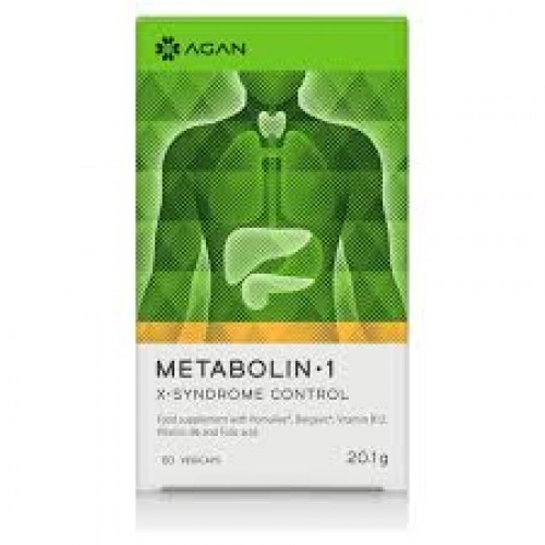 Agan Metabolin-1 60 Vegicaps. Πρόληψη & αντιμετώπιση Μεταβολικού Συνδρόμου