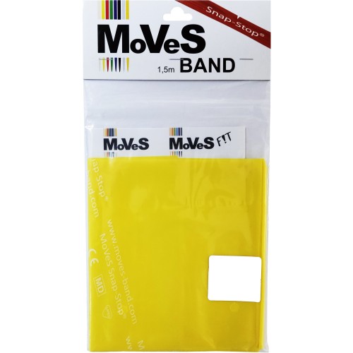 AlfaCare Λάστιχο γυμναστικής MoVeS BAND Κίτρινο 1,5m 