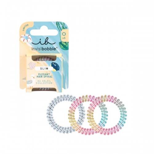 Invisibobble Elegant Hair Spiral Slim 3τμχ Invisibobble Elegant Hair Spiral Slim 3τμχ