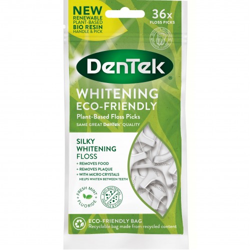 Dentek Whitening Plant-Based Silky Floss Picks ,Οδοντικό Νήμα 36 Τεμάχια Dentek Whitening Plant-Based Silky Floss Picks ,Οδοντικό Νήμα 36 Τεμάχια