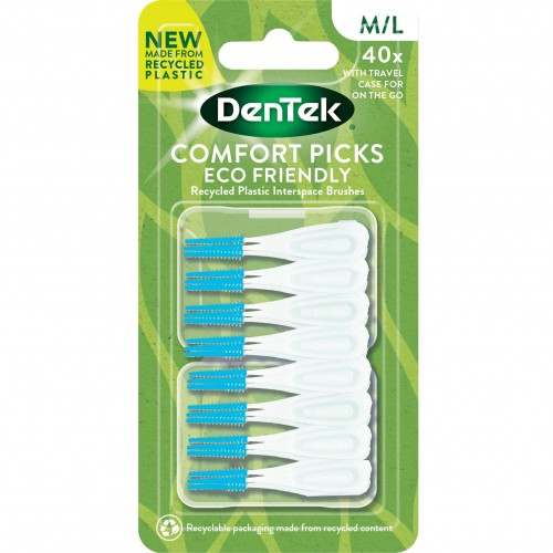 Dentek Comfort Picks Οδοντογλυφίδα από Καουτσούκ M/L 40 Τεμάχια Dentek Comfort Picks Οδοντογλυφίδα από Καουτσούκ M/L 40 Τεμάχια