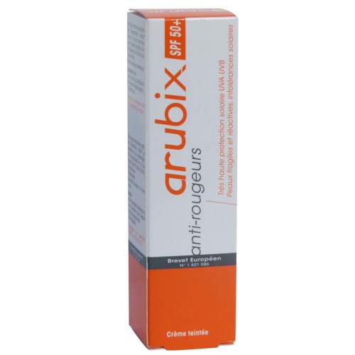 Arubix Anti-Rougeurs Spf50+ Tinted Cream 40ml