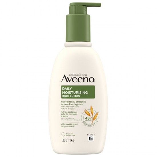 Aveeno Daily Moisturising Body Lotion Ενυδατικό Γαλάκτωμα Σώματος 300ml Aveeno Daily Moisturising Body Lotion Ενυδατικό Γαλάκτωμα Σώματος 300ml