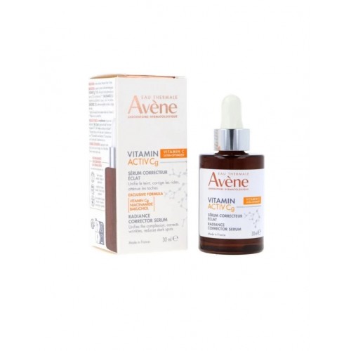 Avene Vitamin Activ Cg Radiance Corrector Serum Επανορθωτικός Ορός Προσώπου για Λάμψης 30ml Avene Vitamin Activ Cg Radiance Corrector Serum Επανορθωτικός Ορός Προσώπου για Λάμψης 30ml