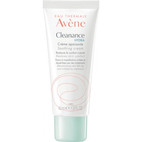 Avene Cleanance Hydra Cr, Καταπραϋντική Κρέμα κατά της Ξηρότητας Λόγω Θεραπείας της Ακμής 40ml Avene Cleanance Hydra Cr, Καταπραϋντική Κρέμα κατά της Ξηρότητας Λόγω Θεραπείας της Ακμής 40ml