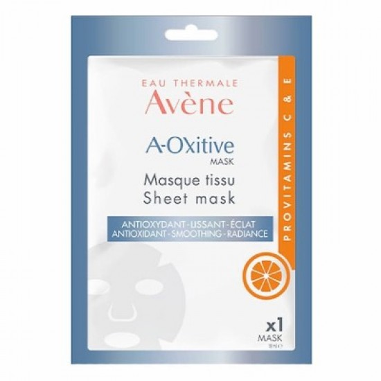 Avene A-Oxitive Mask Υφασμάτινη Μάσκα Με Αντιοξειδωτική Δράση Για Λείανση & Λάμψη 18ml